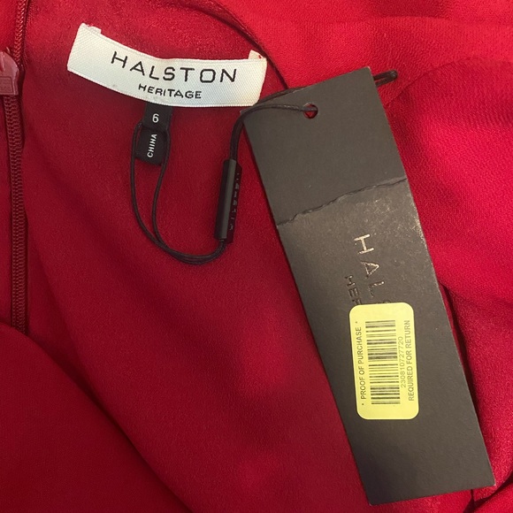 NWT Halston Heritage Drape Dolman A Line Dress - Picture 13 of 13